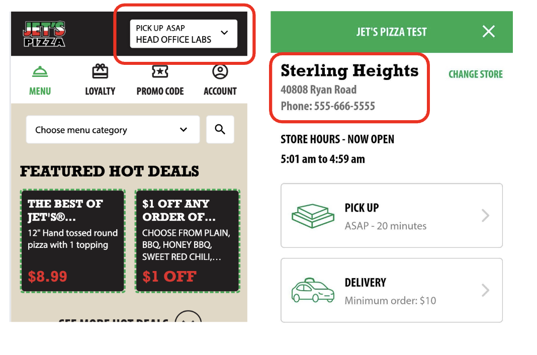 Jets Pizza - Testing Guide – Help Centre